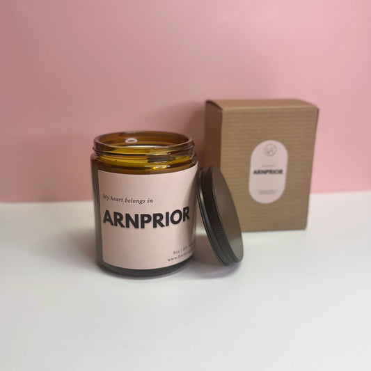 My Heart Belongs in Arnprior Candle