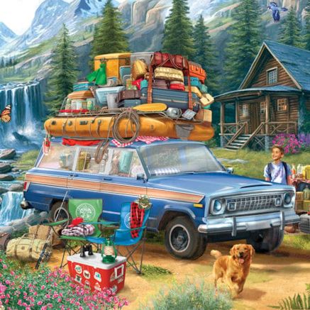 Puzzle - Loading The Jeep Wagoneer