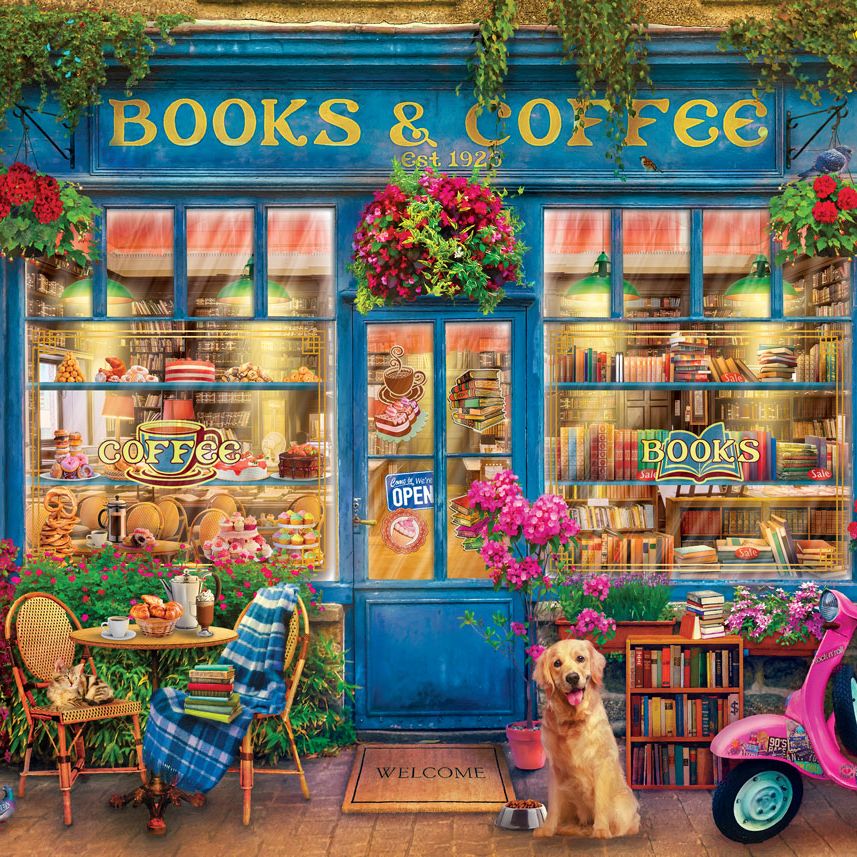 Puzzle - Books & Coffee