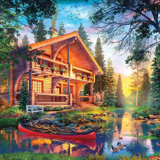 Puzzle - Log House Retreat