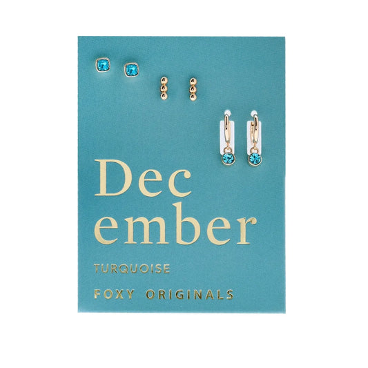 December Birthstone Earrings