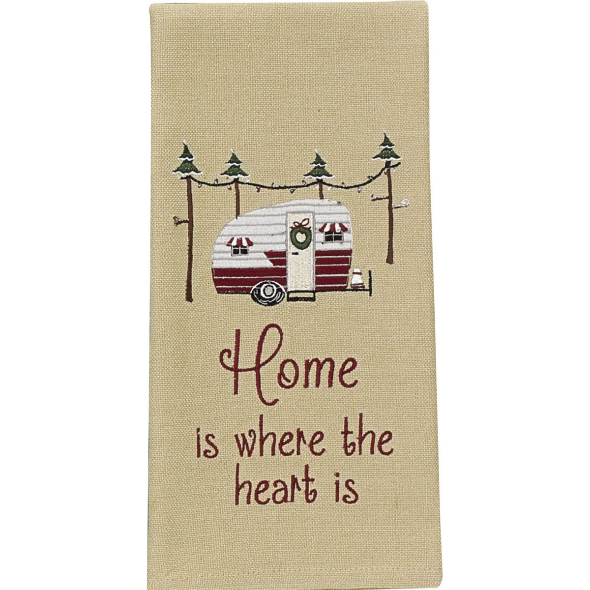 Dishtowel - Home is Where the Heart is