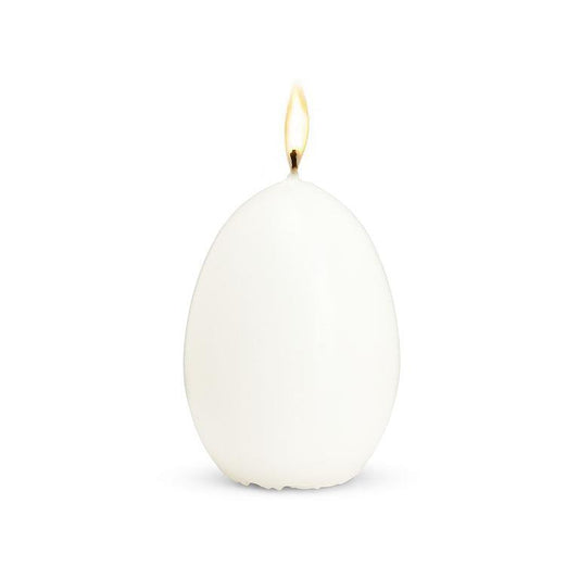 Egg Shape Candle - Warm White