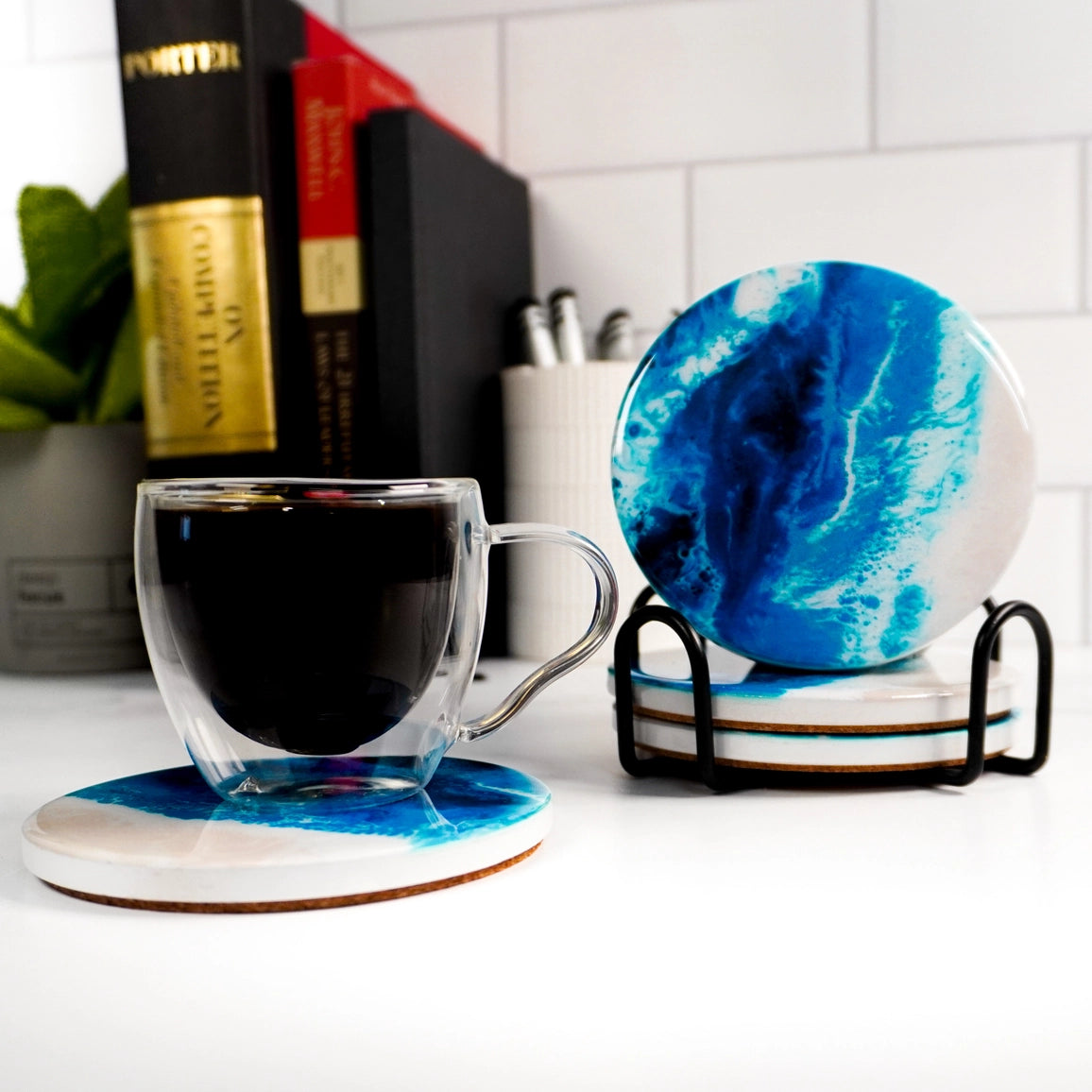 Resin Coasters | Ocean Vibes