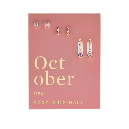 October Birthstone Earrings