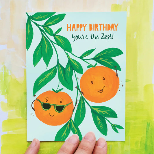 Birthday Oranges Card