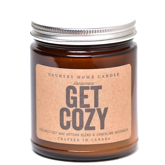 Get Cozy Woodwick Amber Candles