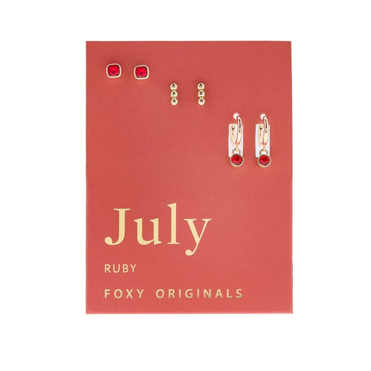 July Birthstone Earrings