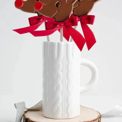 Milk Chocolate Rudolph Lollipop