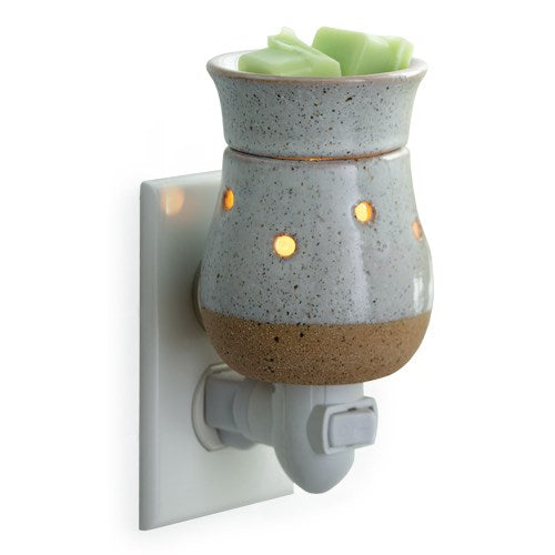 Rustic White Pluggable Fragrance Warmer