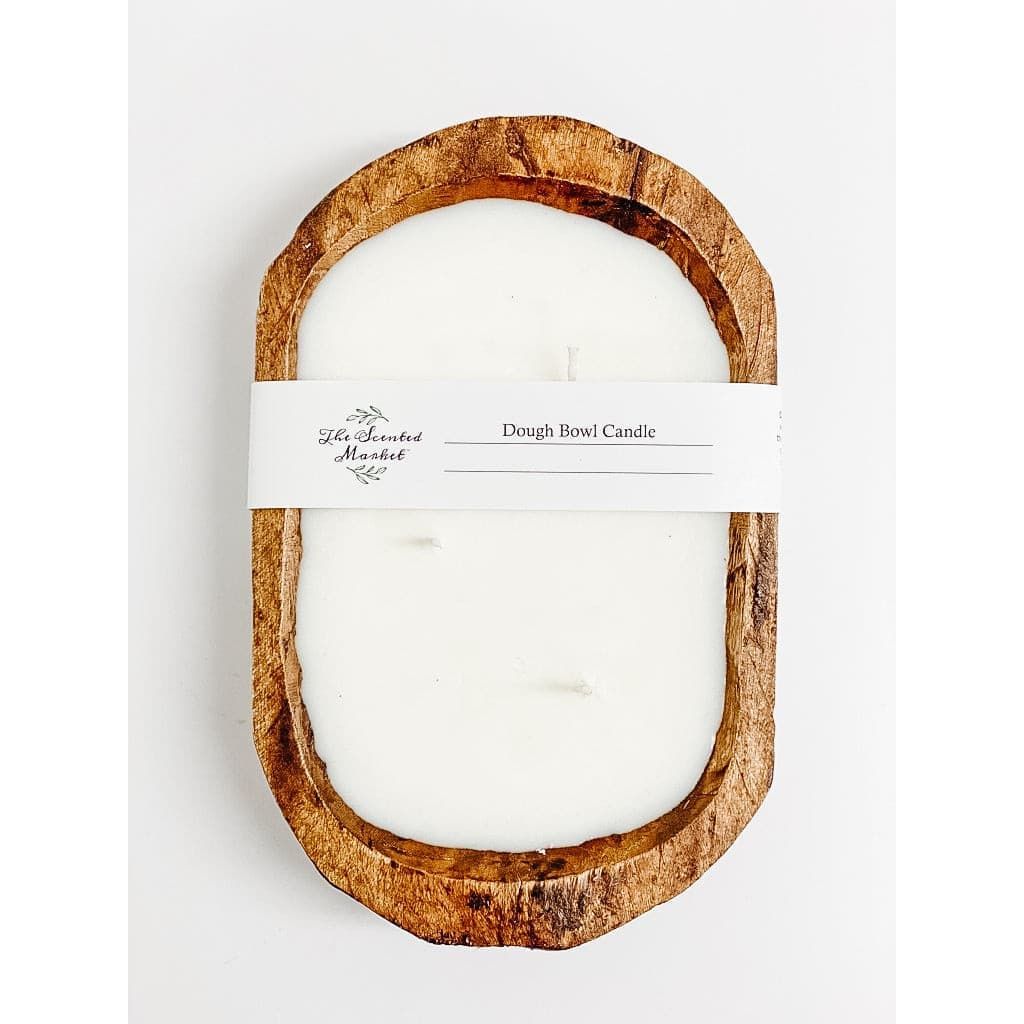 Brown Dough Bowl 3 Wick - Balsam Fir