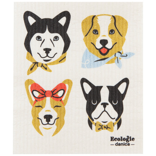 Swedish Dishcloth - Uptown Dogs