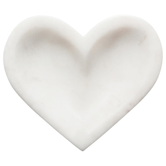 Heart Marble Dish - 6"