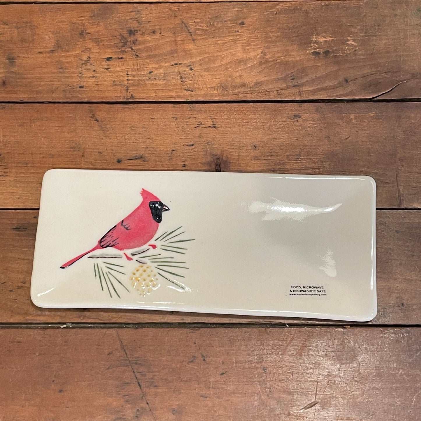 Rectangle Plate - Cardinal