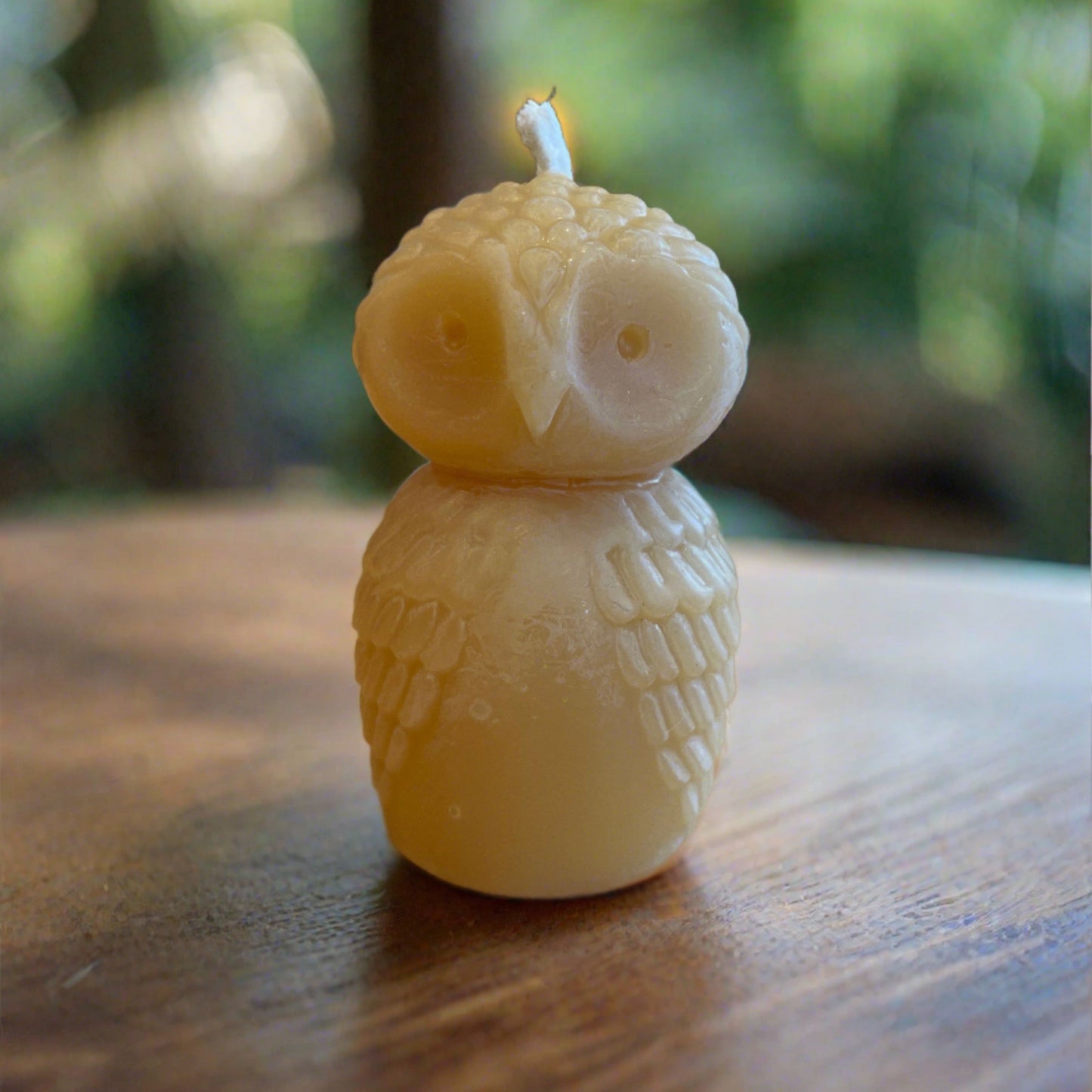 Beeswax Owl Pillar