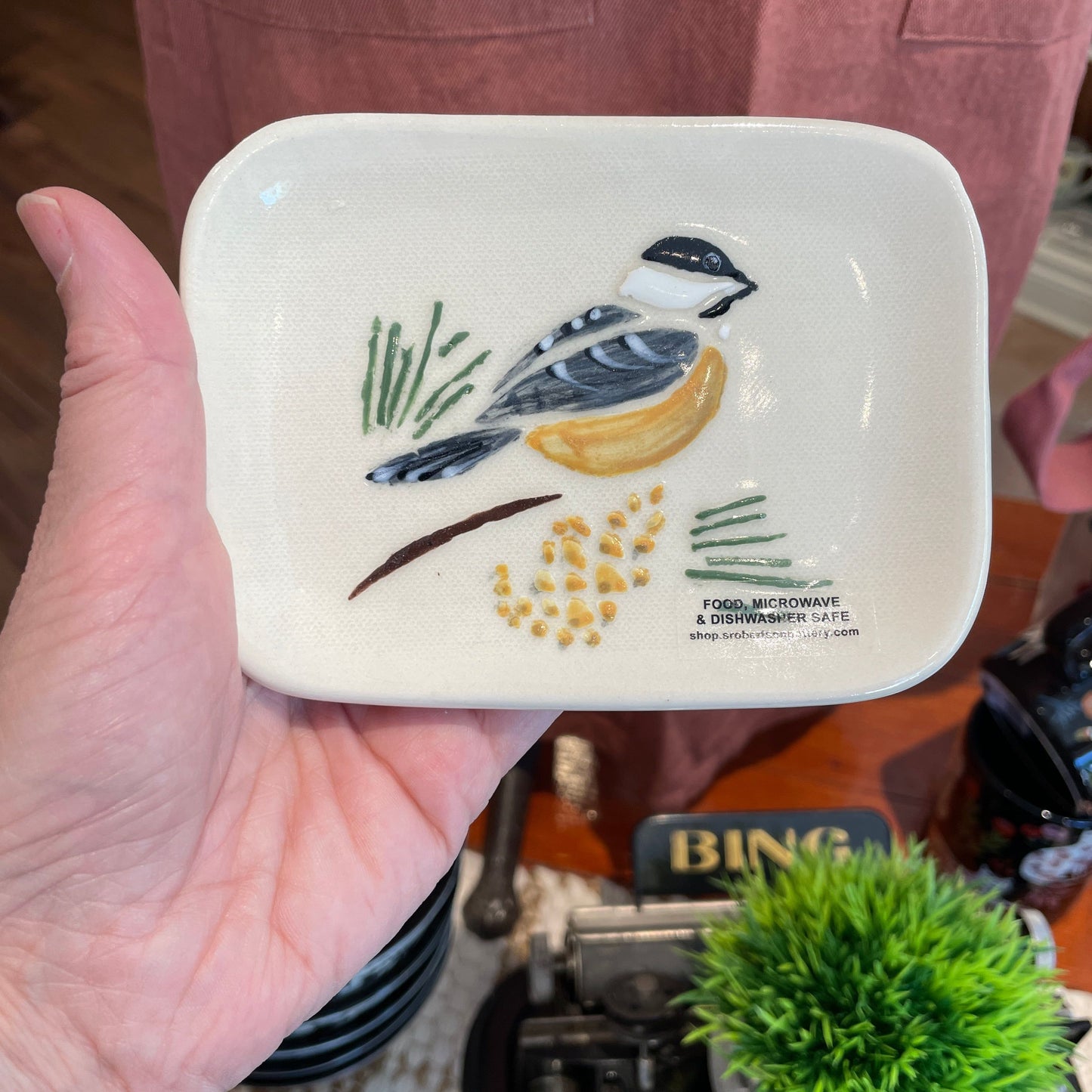 Soap Dish - Chickadee