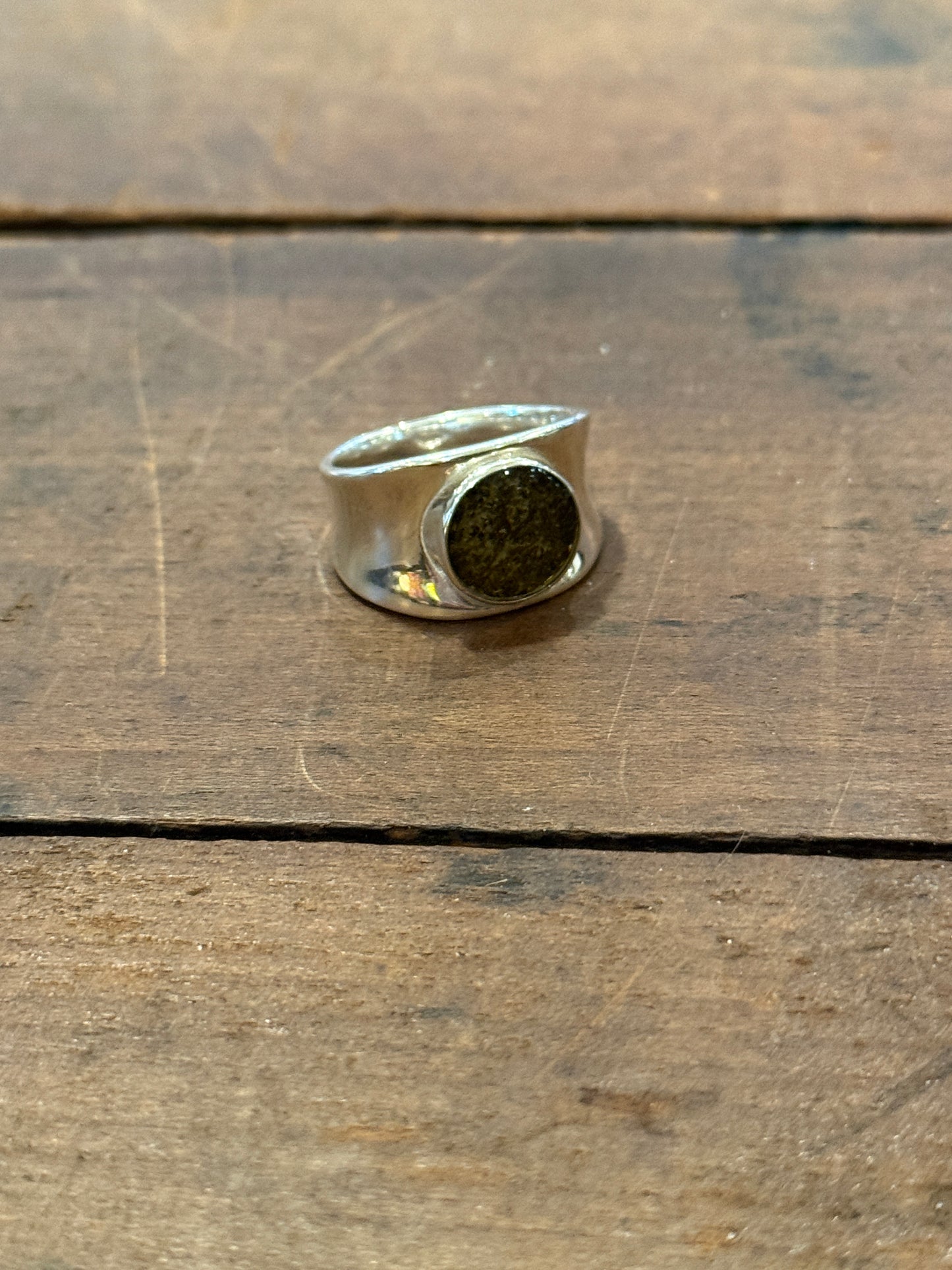Sage Chunky Ring