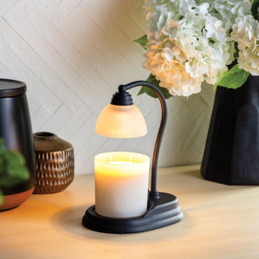 Aurora Lantern Candle Warmer | Black