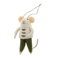 Ambrose Mouse Holiday Ornament