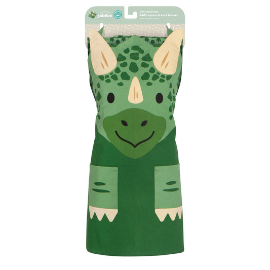 Kids Apron - Dino w/Hat