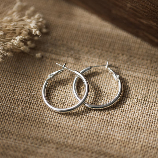 Lana Hoops - Silver