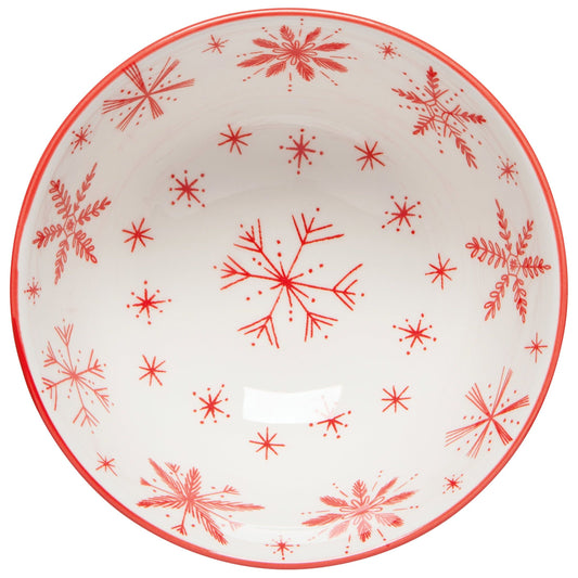 Stamped Bowl - Snowflakes