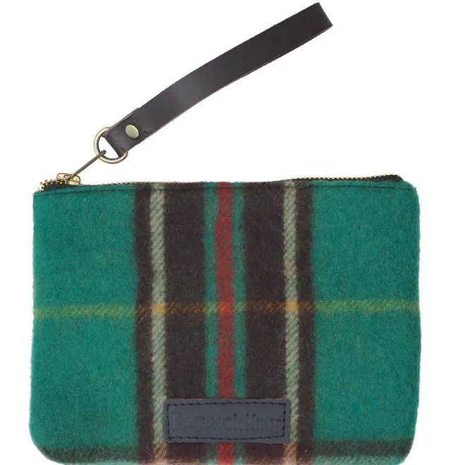 Hannah Tartan Wool Clutch Bag | Newfoundland