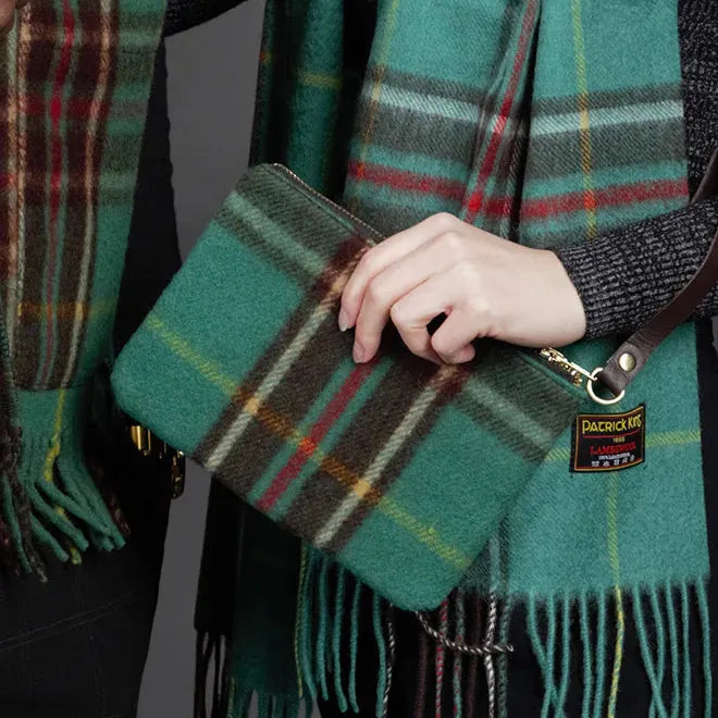 Hannah Tartan Wool Clutch Bag | Newfoundland