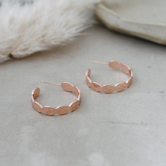 Pippa Hoops - Rose Gold