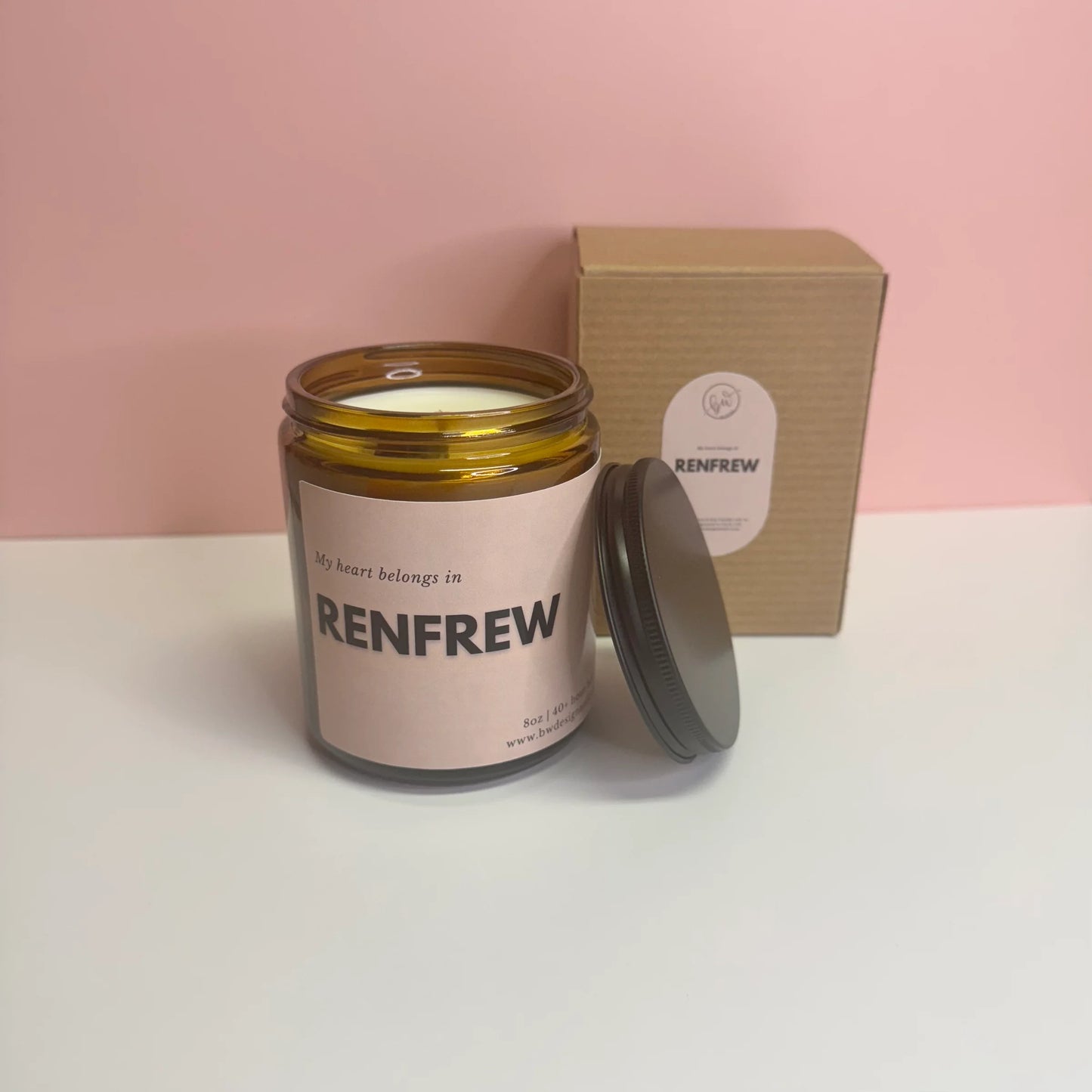 My Heart Belongs in Renfrew Candle