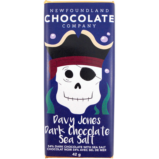 Davy Jones Dark Sea Salt Chocolate Bar