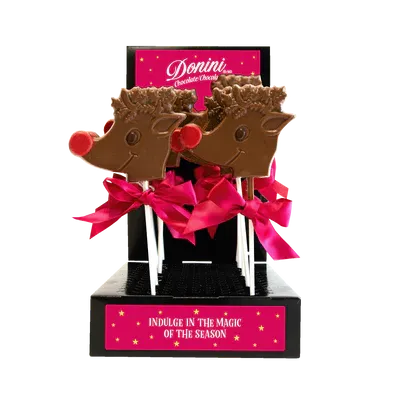 Milk Chocolate Rudolph Lollipop