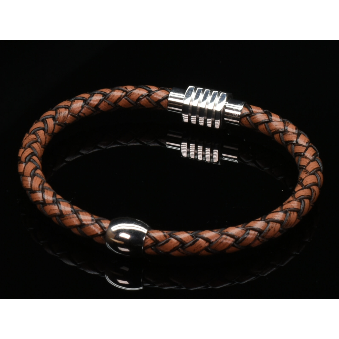 Leather Bracelet w/Magnetic Clasp