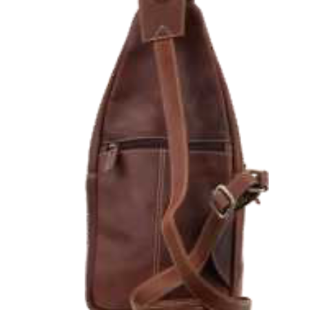 Rugged Earth Leather Crossbody Slingbag (199068)