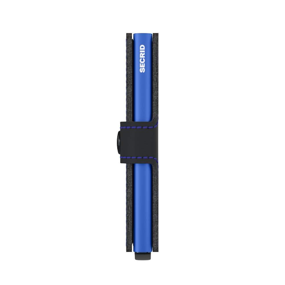 Secrid Miniwallet Matte - Black & Blue