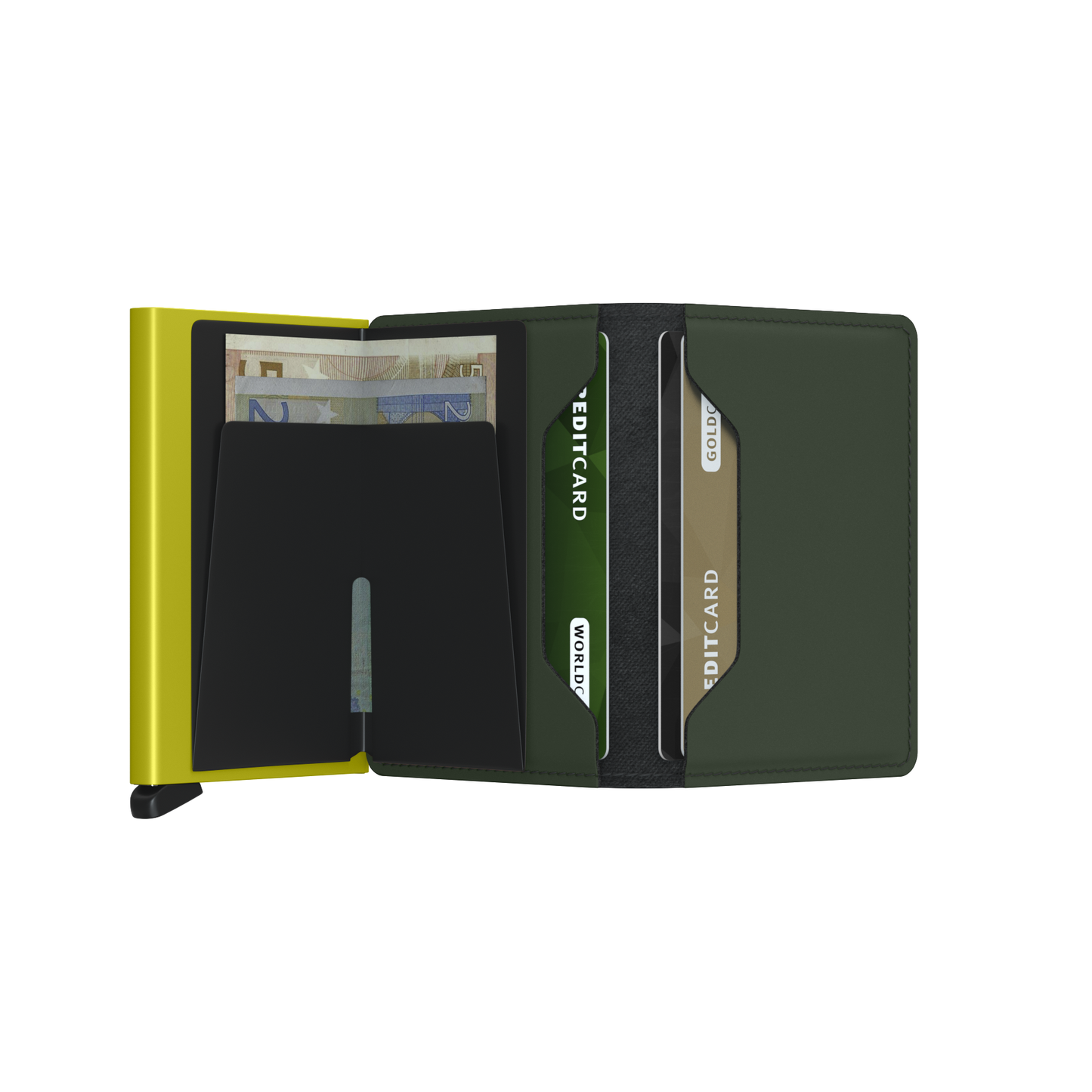 Secrid Slimwallet Matte - Green & Lime