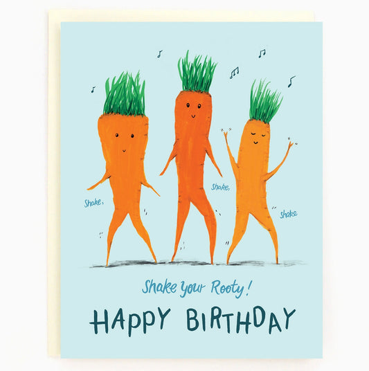Birthday Carrots Card