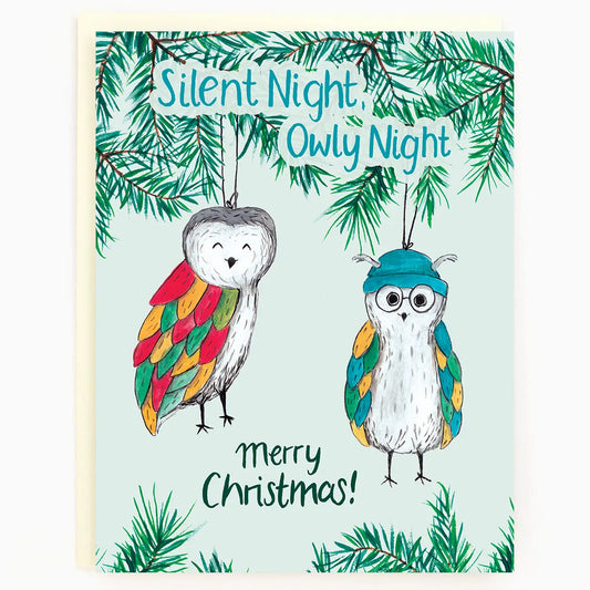 Holiday Owly Night Card