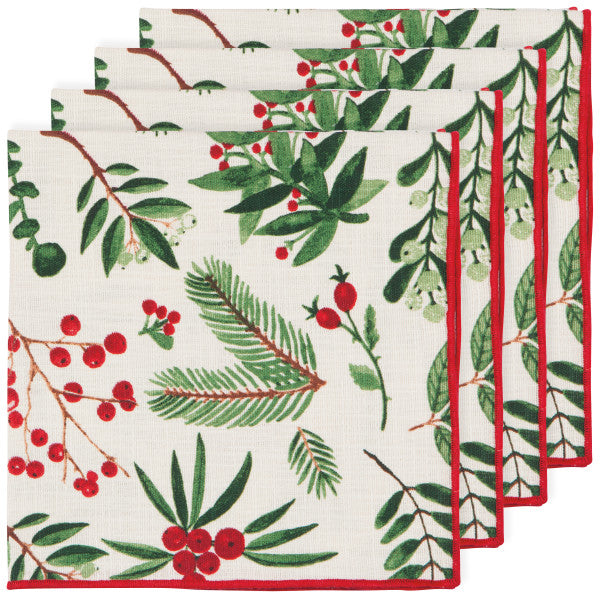 Cloth Napkins - Winterberry