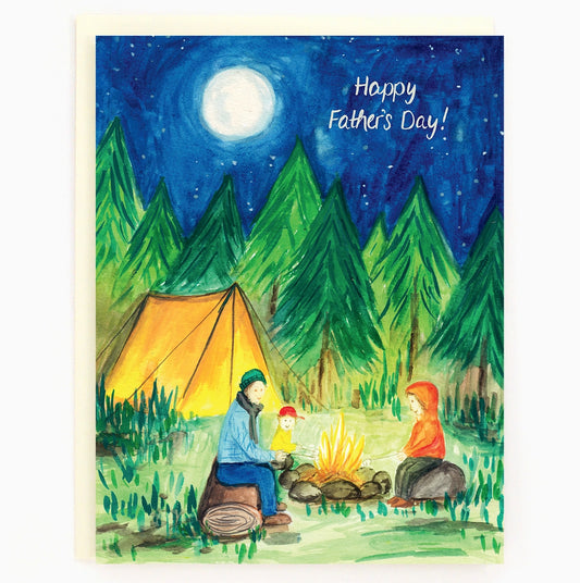 Dad Camping Card