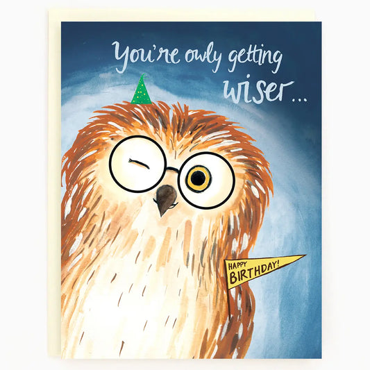 Birthday Wise Owl Card