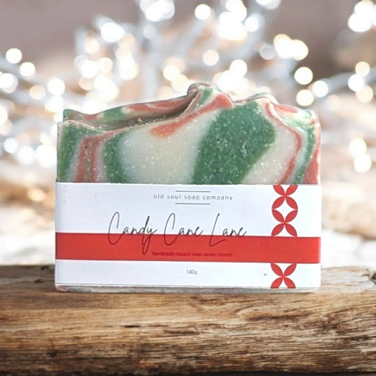 Candy Cane Lane Soap