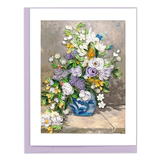 Quilling Card - Spring Bouquet, Renoir