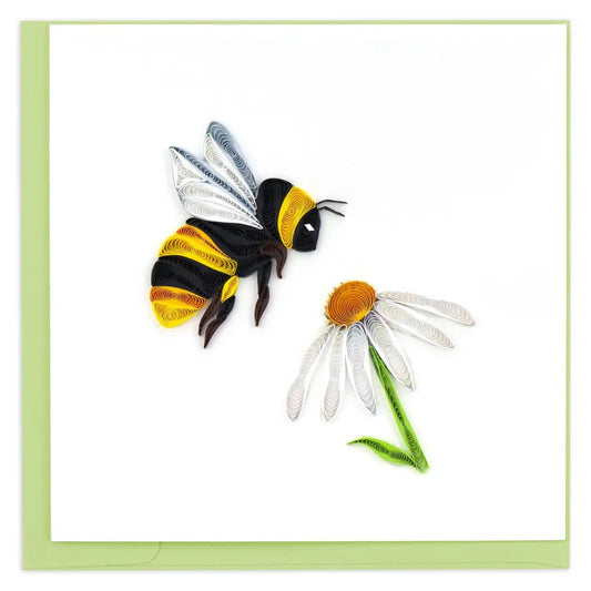 Quilling Card - Bumble Bee