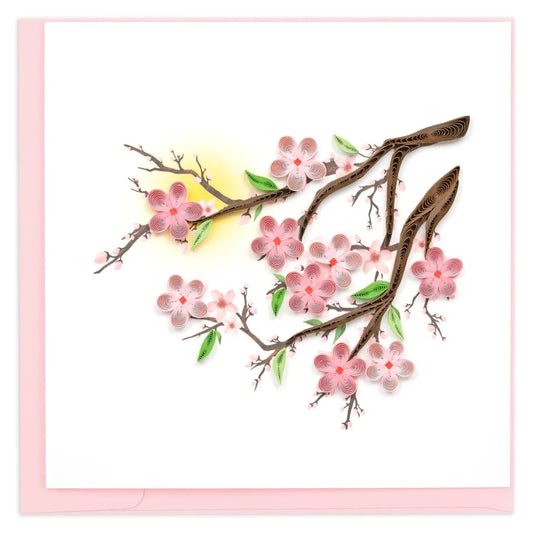 Quilling Card - Cherry Blossoms