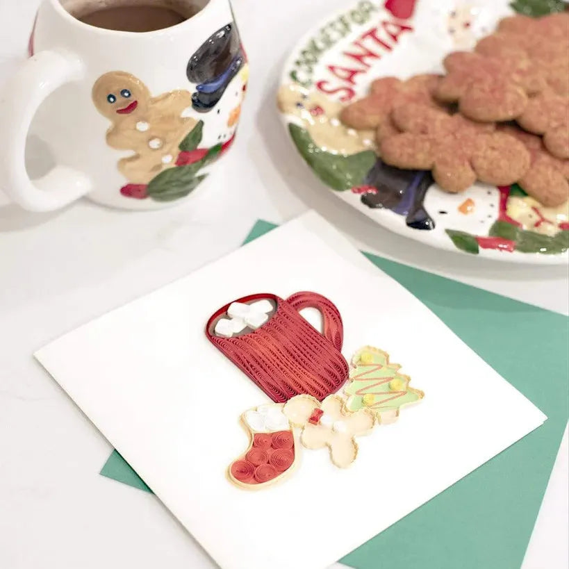 Quilling Card - Christmas Cookies