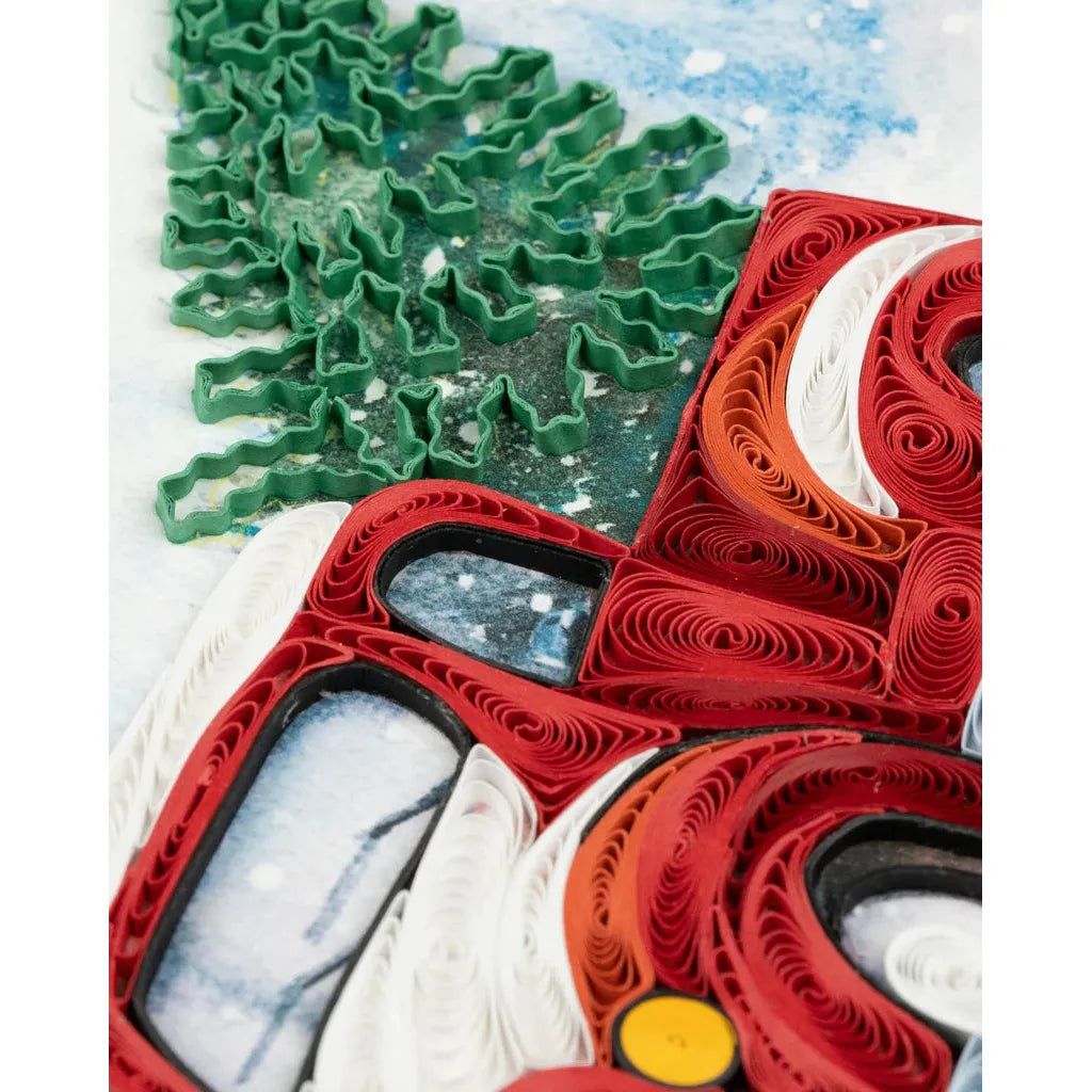 Quilling Card - Christmas Truck