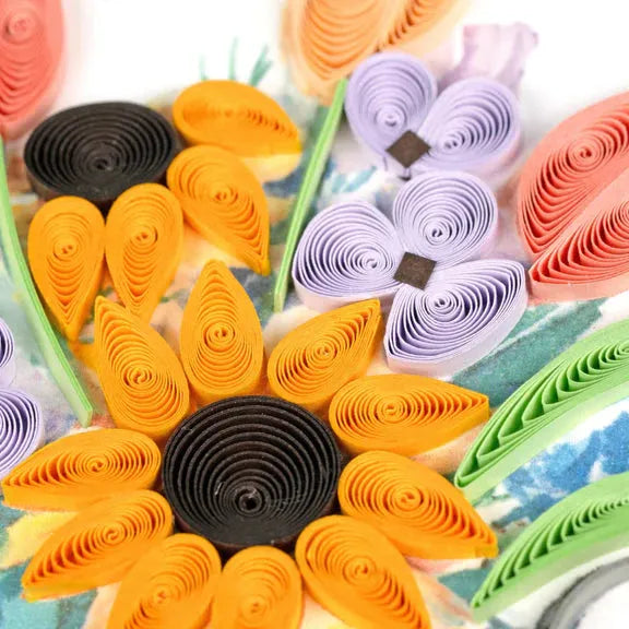 Quilling Card - Garden Watering Can
