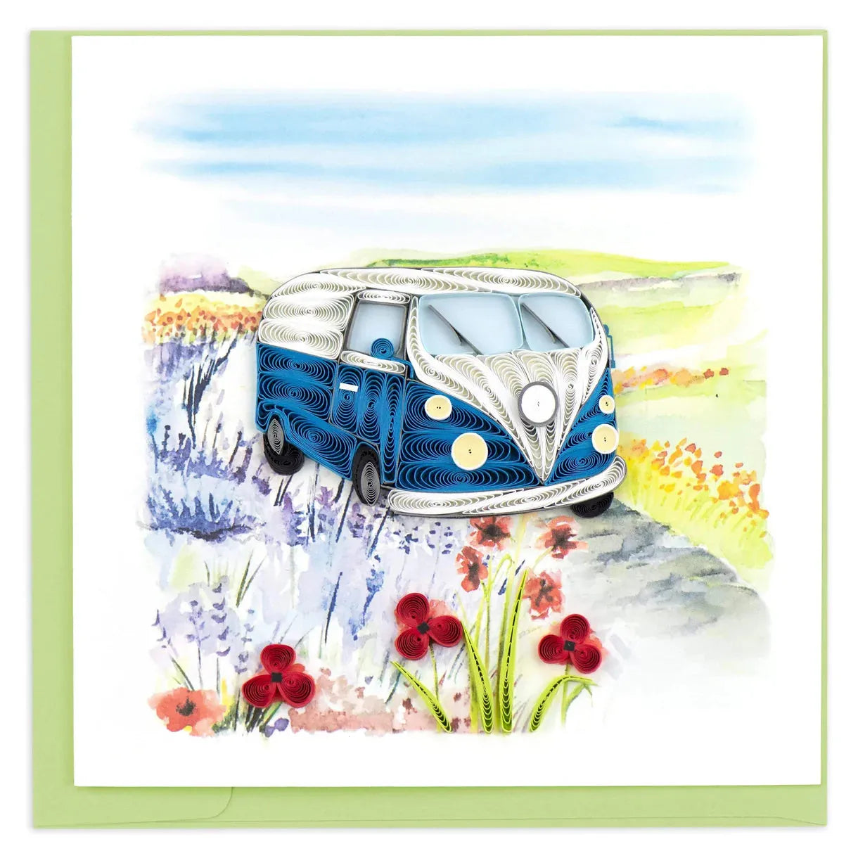 Quilling Card - Road Trip