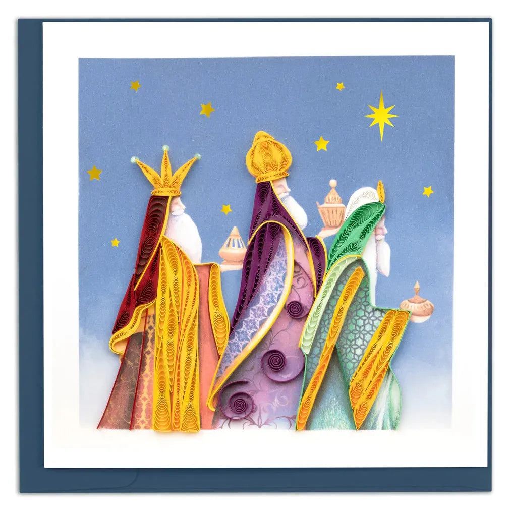 Quilling Card - Three Wise Men